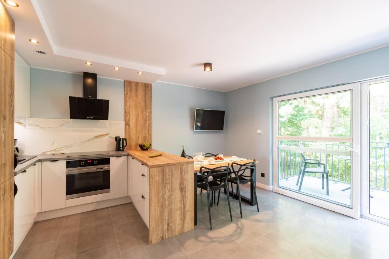 Apartamenty W Sam Las By Klif Ustka Exterior foto